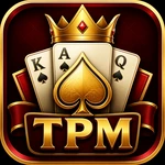 Original Teen Patti Master editorial app icon with crown, cards, and TPM monogram